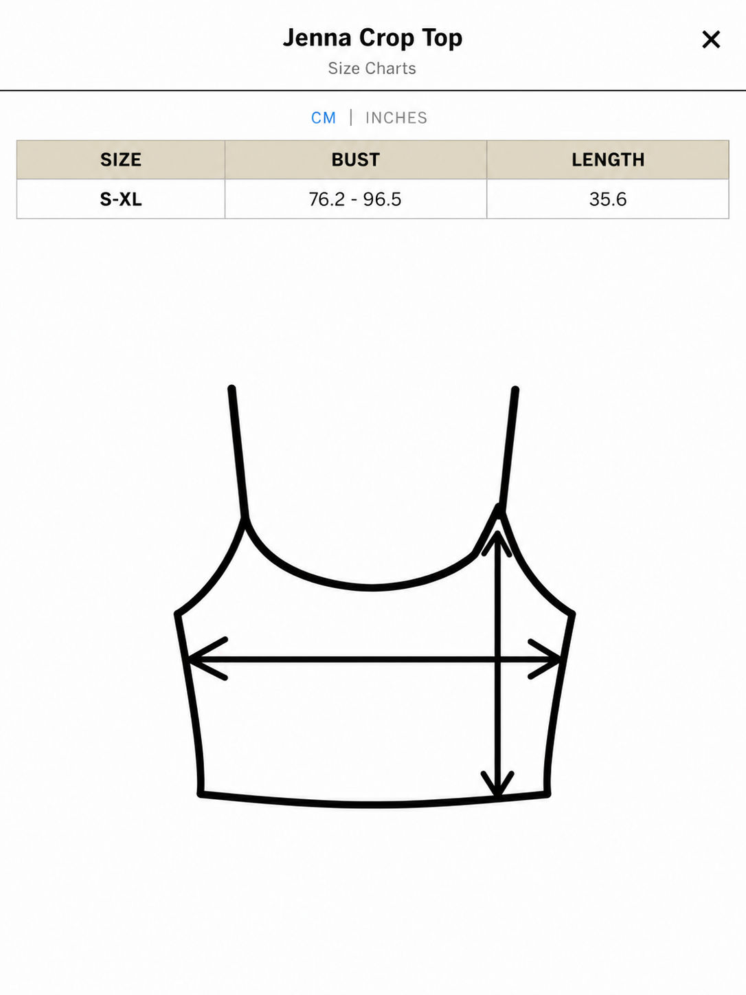 Jenna Crop Top